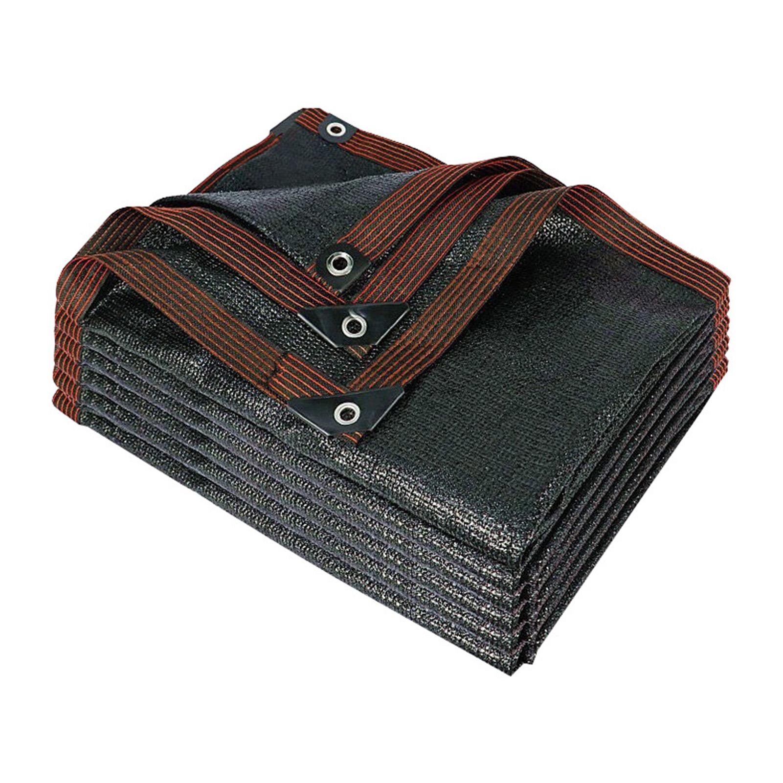 

Черная затеняющая сетка Прочная садовая солнцезащитная сетка Защищающий от заморозков солнцезащитный чехол для перголы теплицы 10 м 10m / 33ft