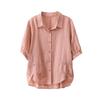 Chic Youthful Tencel Women's Summer Short Sleeve Loose Casual Top 2025 Style