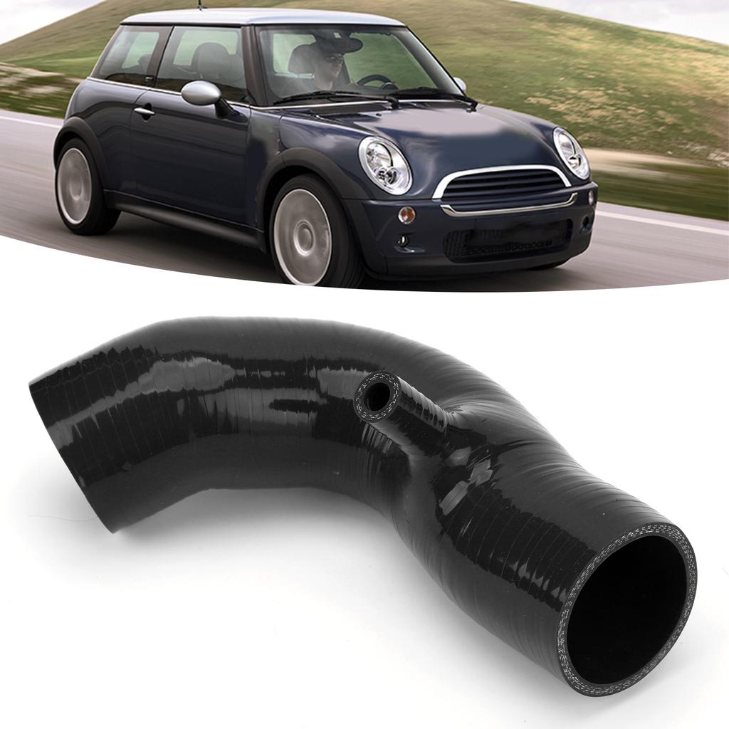 Silikon Ansaugschlauch Rohr Verbesserter Luftstrom Ersatz für Cooper S R53 2001 bis 2006 Schwarz