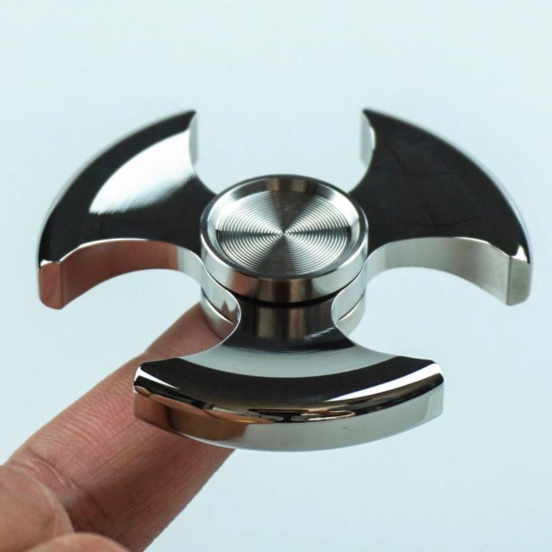 Spinner Fidget Stainless Steel Stress Easing Toys Anxiety Therapy Edc Gadgets Cool Stuff For Kids Adults For Kids Adults Children's Birthday Gift
