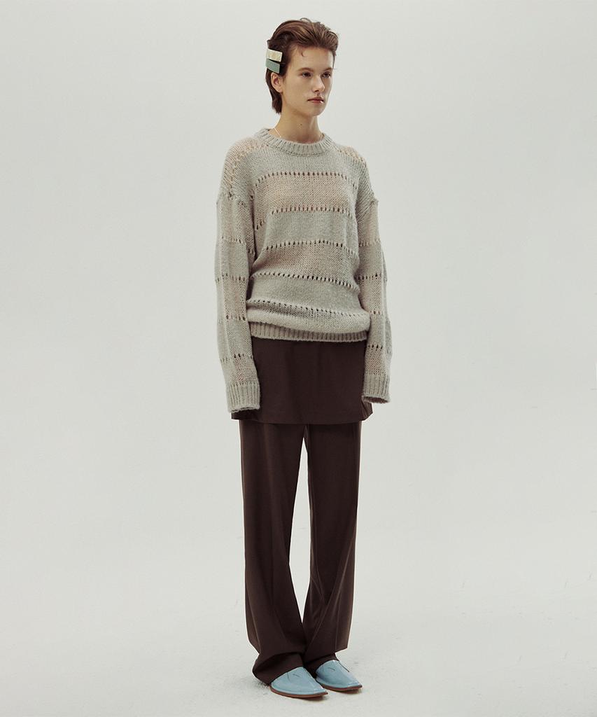 SINOON 2 Way Layered Pants (Brown)