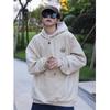 Men's Hooded Sweater Casual Loose Trendy Top Letter Printed All-Matching Coat
