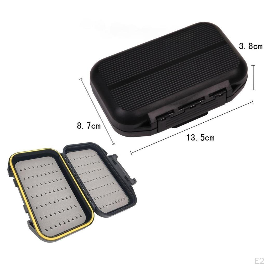 Double Sided Fly Fishing Box, Lure Container, Compact Holder Supplies Freshwater Gift
