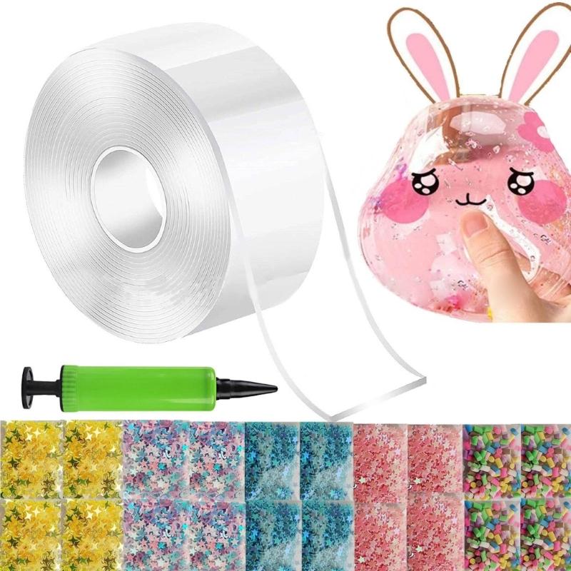 Relaxing Balloon Craft Nanos Double Sided Tape for Bubble with Balloon Inflators