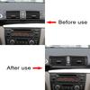 For BMW 1 Series E87 E81 E82 E88 08-13 Carbon Fiber Air Conditioning Vent Outlet Cover Trim Sticker Interior Accessoire Voiture