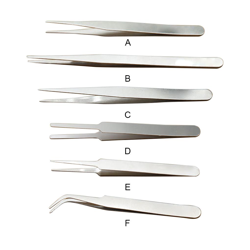 Eyelash Tweezers Straight Tip Eyebrow Nipper Multi-Purpose Easy To Clean Flexible Durable Wear-resistant Lash Supplies