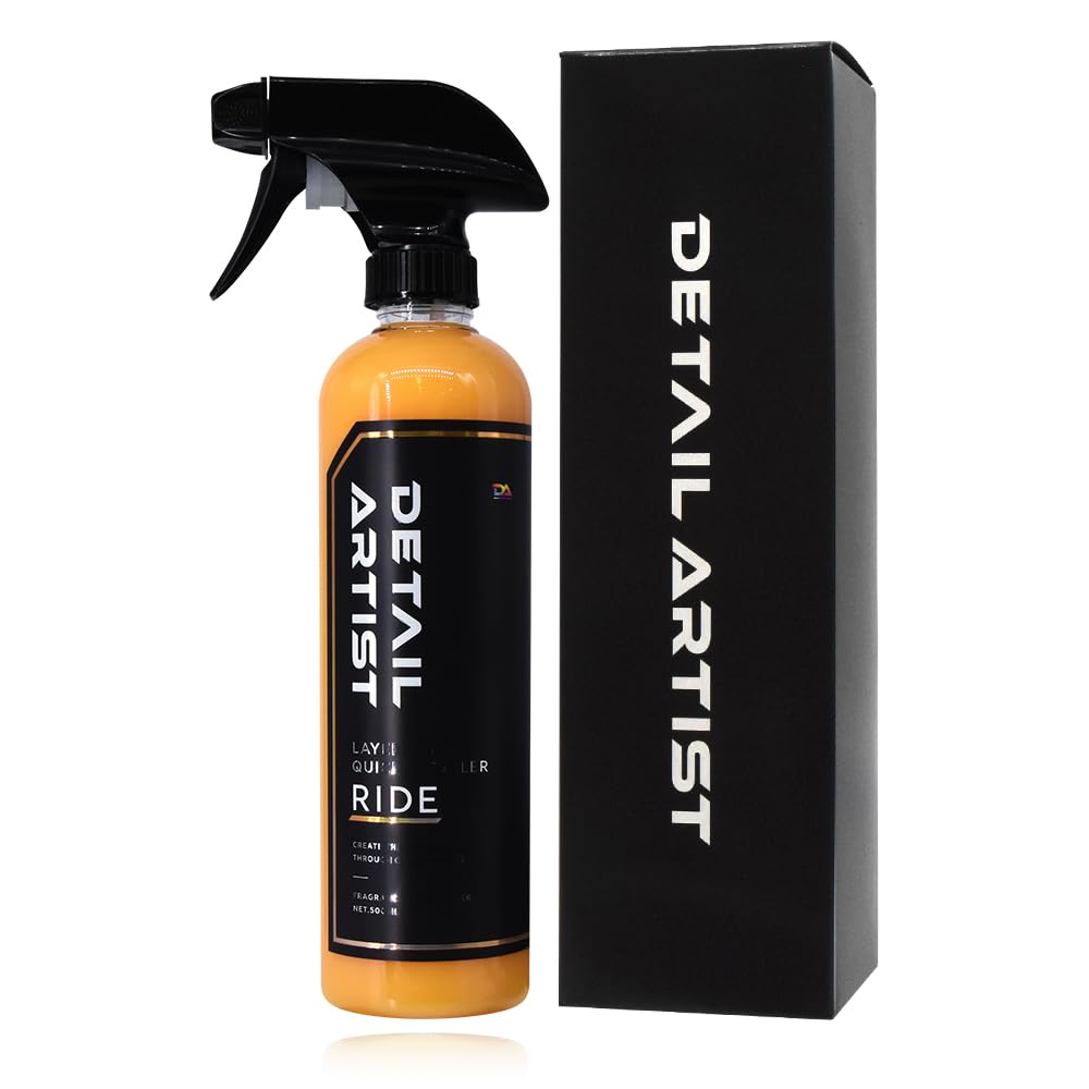 RIDE Gloss and High Water Can Also Be Used As a Waterless Car Quick Detailer Large Capacity 500ml Car Wash White Musk Scent Detail Artist [DETAIL