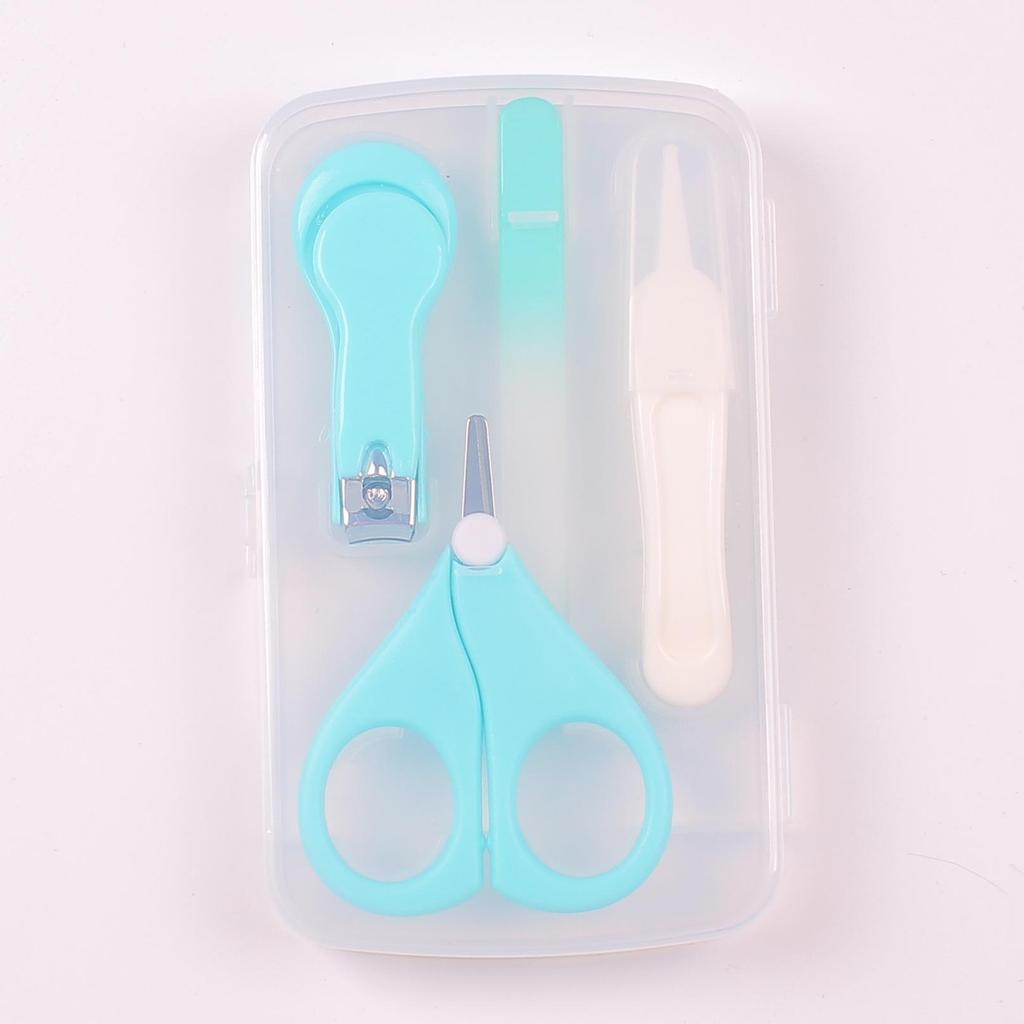 4-Piece Baby Safety Nail Care Set - Clipper, Cutter & Scissors for Newborns