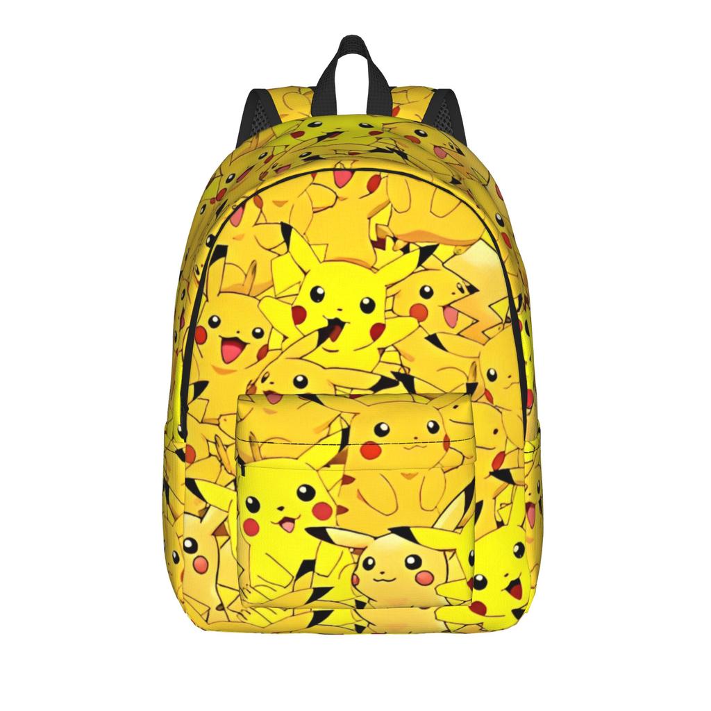 Cute Monsters Cartoon Backpack for Men Women Fashion High School Business Daypack Pokemoned Laptop Computer Shoulder Bag
