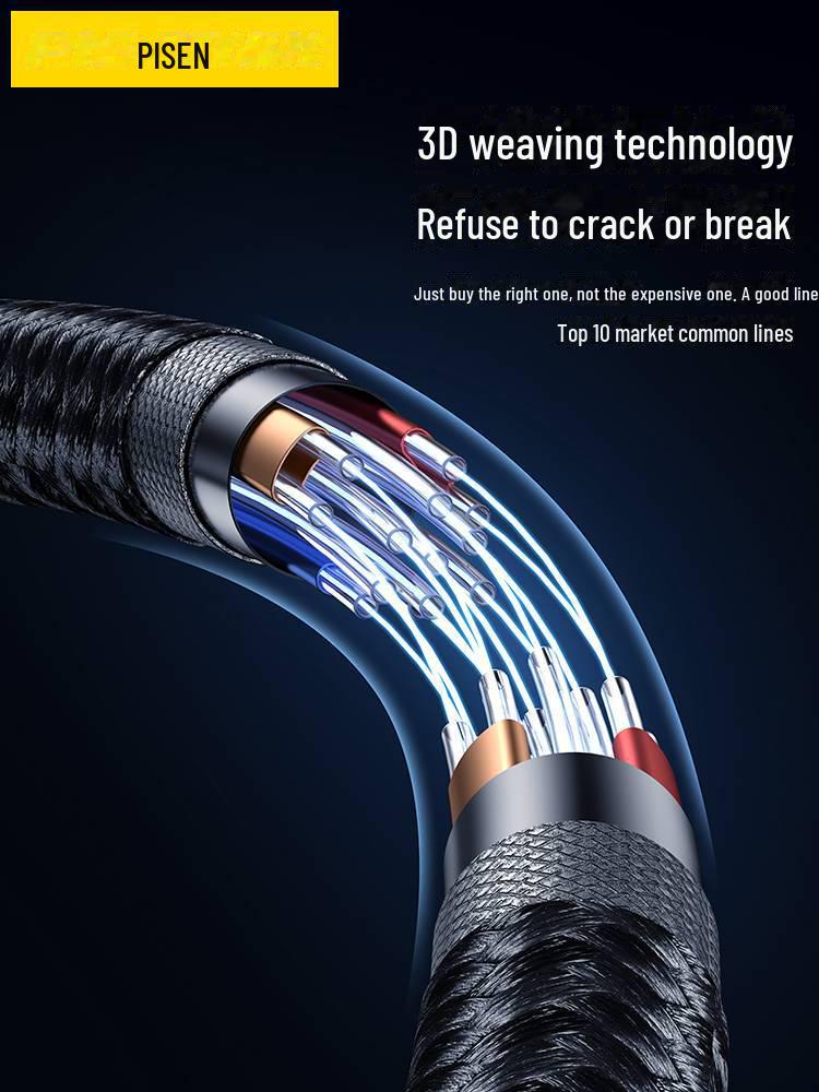 Cablu PISEN C la L PD20W Încărcare Rapidă Nailon Împletit pentru Apple