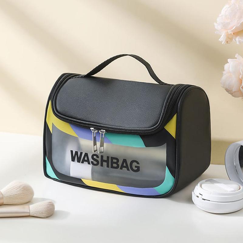 Portable Cosmetic Bag Female Travel Storage Toiletry Organize Women Waterproof Pvc Wash Kit Transparent Zipper Make Up Case