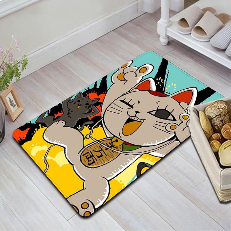 Creative Anime Design Rug Floor Mat for Living Room or Bedroom Soft and Comfortable Carpet a Gift for Birthday and Holiday.
