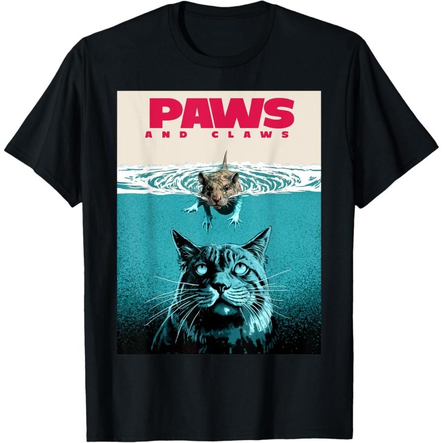 Paws and Claws Cat & Mouse T-Shirt S