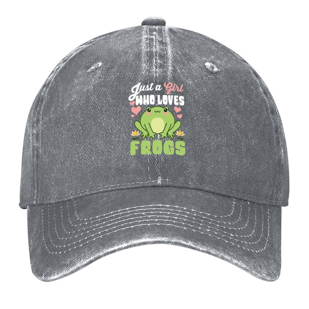 2026 2026 Just A Girl Who Loves Kawaii Frogs Baseball Cap Hat Men |-F-| Thermal Visor Summer Hat Women's Men's