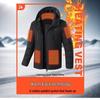 Heated Unisex USB Hooded Winter Jacket with Constant Temperature