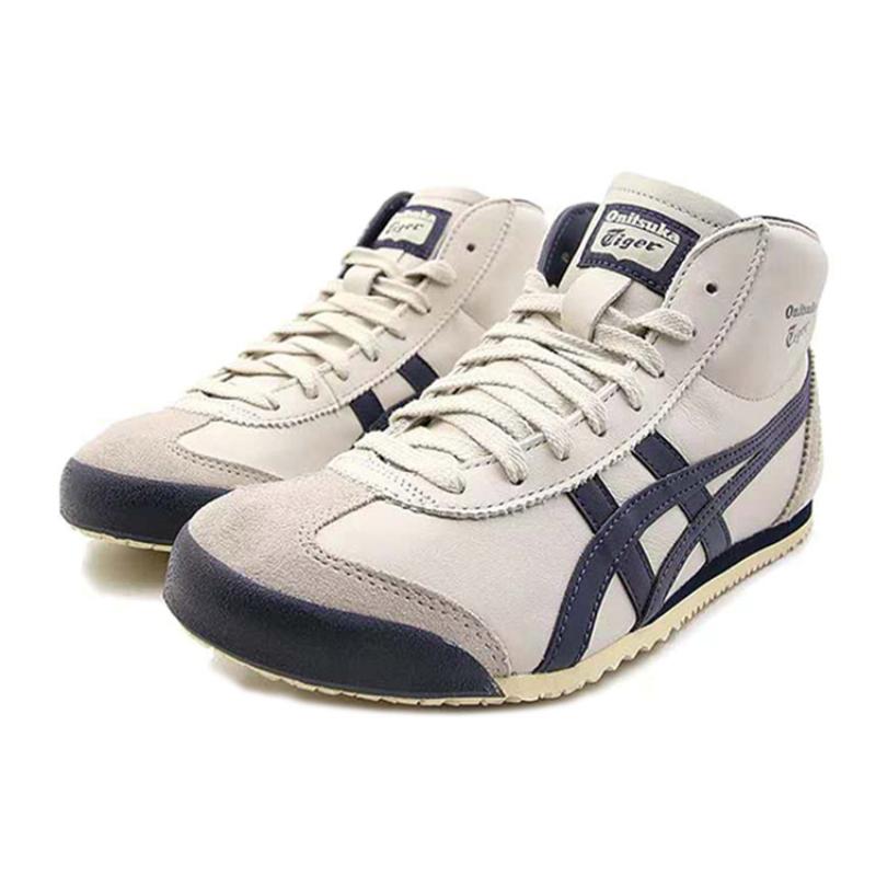 Onitsuka Tiger Mexico 66 Synthetic Leather Outdoor Sports Shock Absorption High-Top