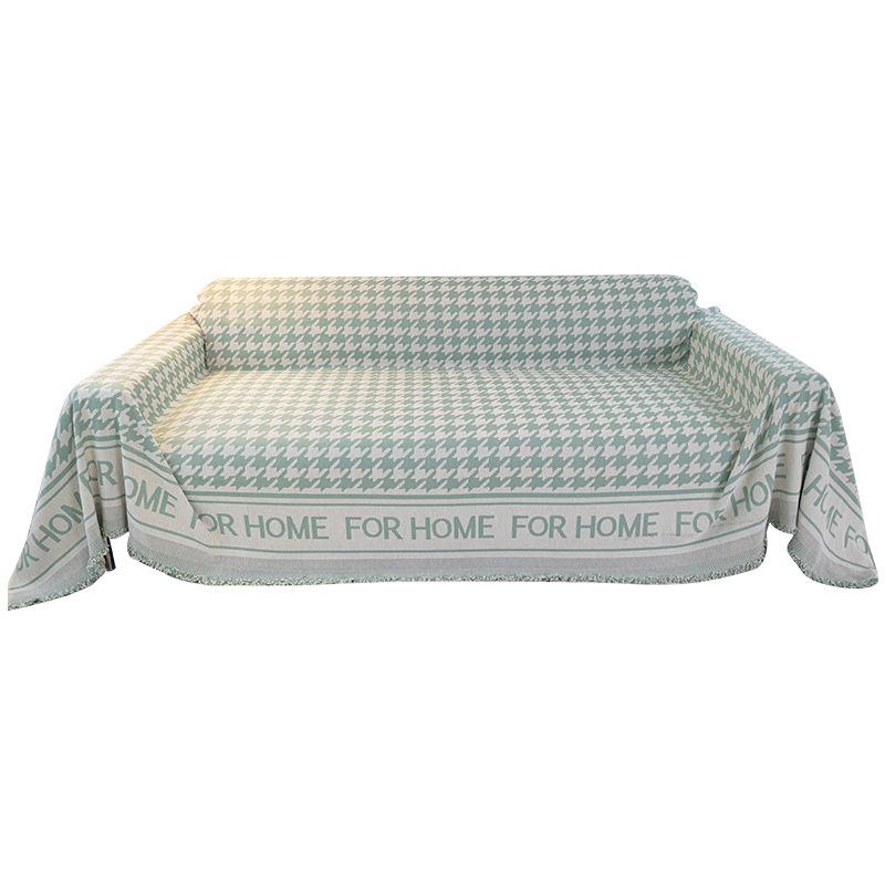Houndstooth Sofa Cover Cloth Four Seats One Imperial Concubine Sofa Towel Affordable Luxury Style Sofa Cover Blanket