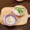 2-in-1 Ceramic Garlic Grater Handheld Garlic Paste Maker Reusable Wasabi Grinder Tool  Meal Prep