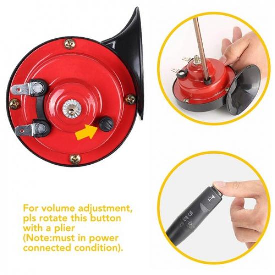 300DB Super Train Horn For Trucks SUV Car-Boat Motorcycles 12V Vehicle Universal