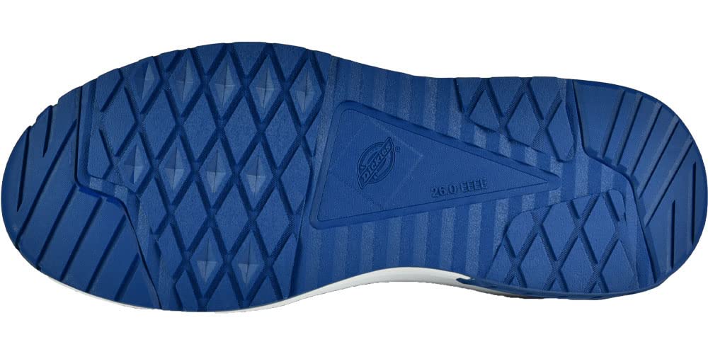 [COCOS Nobuoka] Dickies Safety Sneakers, Knit Slip-On, Steel Toe Cap, D-3315 (Blue, 25-Point Measurement, 0-Centrimeter)