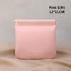 1Pc Mini Lipstick Key Jewelry Cosmetic Bag Women Portable Automatic Closing Makeup Storage Bag Pouch PU Earphone Coin Handbag