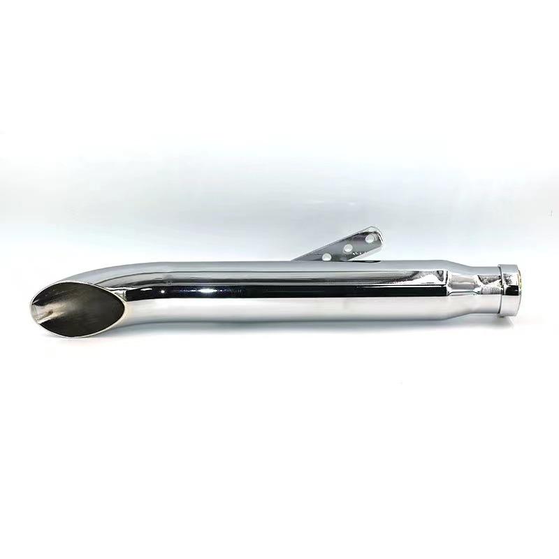 Harley Triumph Climber Guz Retro Fish Head Motorcycle Exhaust Pipe Throat