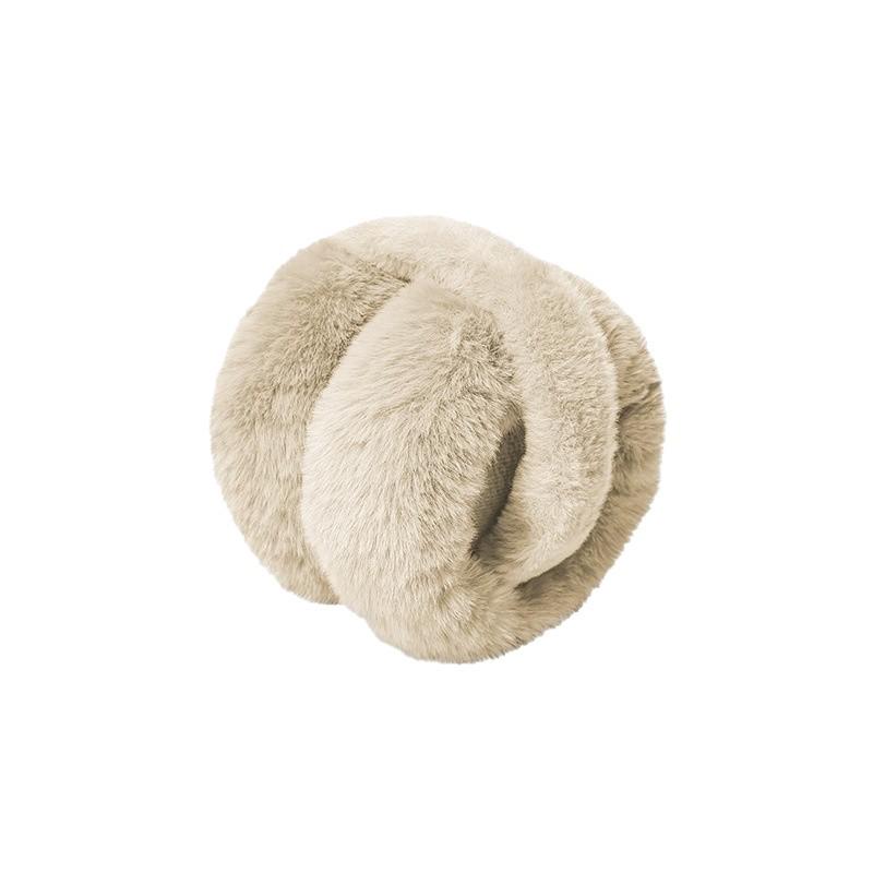 Korean-Style Women's Winter Warm Plush Earmuffs: Cute, Antifreeze, Windproof & Foldable Ear Covers for Students