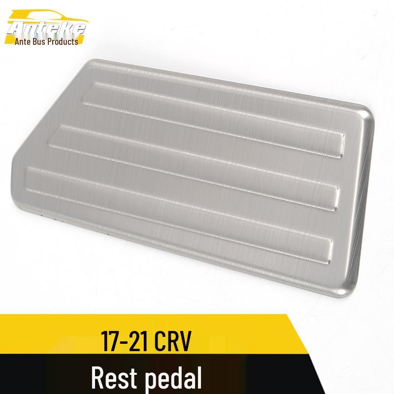 CRV 17-21 Pedal Sequin Modification: Electroplated Welcome, Throttle & Brake Pedals.