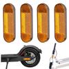 10Pcs Elektrische Roller Rad Abdeckung Schützen Shell Vorne Hinten Sicherheit Reflektierende Rohr Nacht Reflektor Zubehör