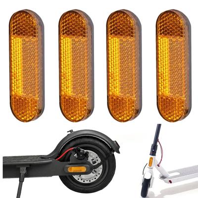 10Pcs Electric Scooter Wheel Cover Protect Shell Front Rear Safety Reflective Tube Night Reflector Accessories