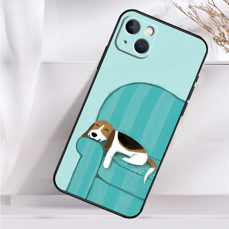 Beagle Dog Shockproof Case For iPhone 17 11 14 15 16 Pro Max Plus 12 13 Mini 16e 17 Air Phone Cover