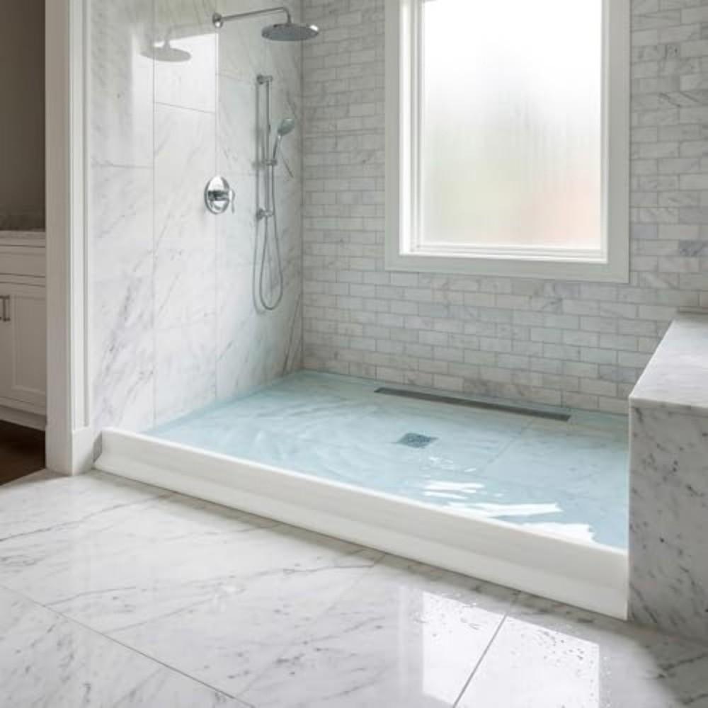 7cm Height Shower Water Barrier Flexible Easy Install Water Stopper Strip Self Adhesive Floor Water Barrier