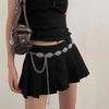 Women's Versatile Fashion Metal Waist Chain - Decorative Belt for Dresses and Sweaters