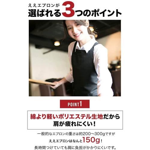 PRISM UNIFORM (Set of 5) Back Cross Apron, X-Shaped, Black, Solid Color, Unisex, 100% Polyester, Black, Chest Guard Style
