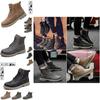 Cozy Lace-up Men's Winter Outdoor Boots With Slip Resistant And Waterproof Design