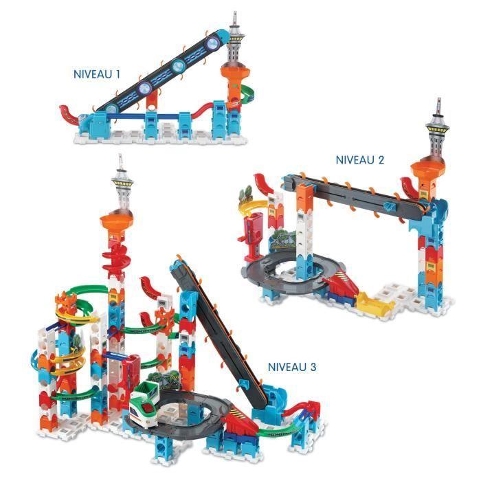 Circuit de billes VTECH MARBLE RUSH - SUPER SKY TOWER SET XL300E - 143 pièces - Pour enfants de 4 ans et plus