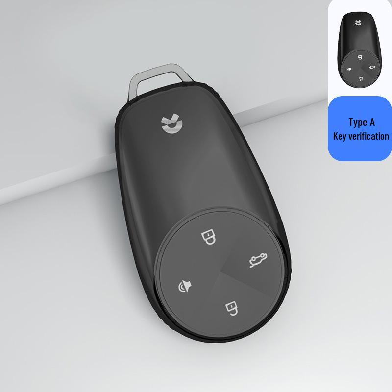 2022 NIO ET7/ES7/ET5 Key Case: Transparent Protective Shell with Buckle
