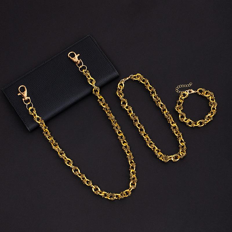 Metallkette Hüftkette Halskette Armband High-End Trendig Cool Personalisiert Jeans Kette Modeaccessoires