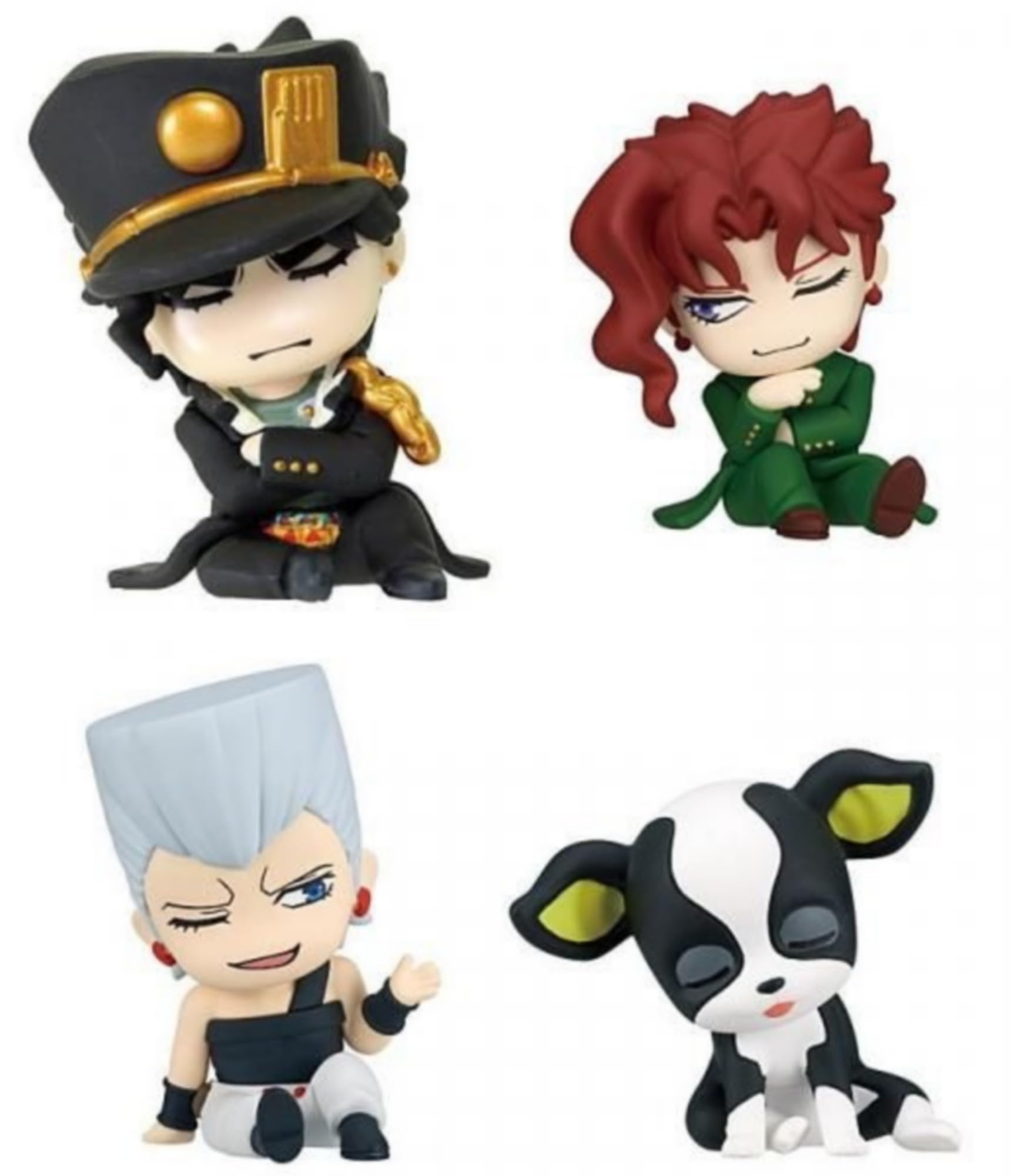 

Takara Tomy Arts Shoulder Zun Bizarre Adventure Stardust Crusaders x Complete Set of Gachapon Capsule Toy Fig. JoJo s 4,