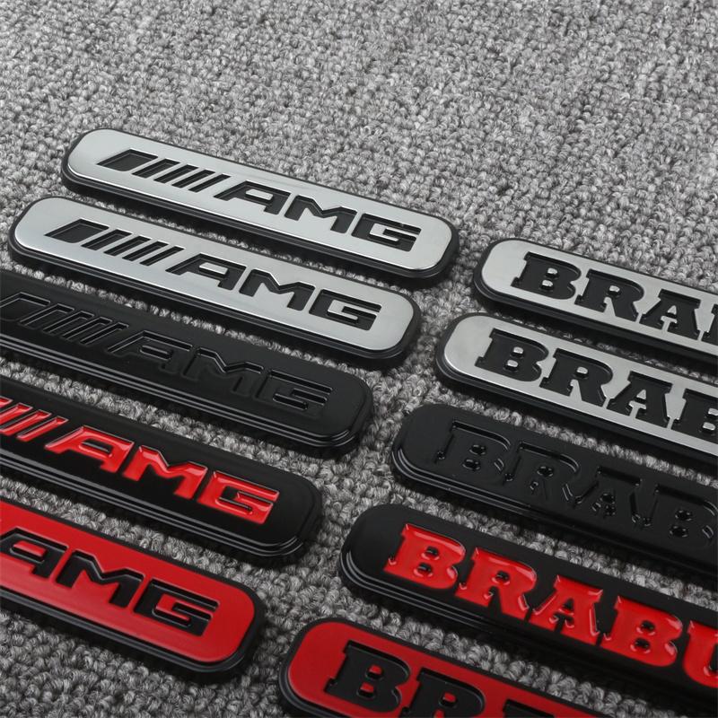 GLC GLB 1 Pz ABS Adesivo Emblema Paraurti Laterale Auto Per Mercedes Benz Smart C63 A45 GLS Fortwo Forfour