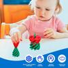 3D Printed Spiral Christmas TreeToy Dual Color Swirl Cone Creative Stress Relief Gift for Kids Home Decoration Xmas Holiday Gift