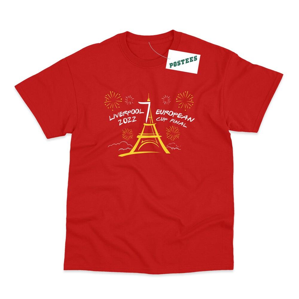 

Liverpool European Cup Final Eiffel Tower Paris Kids T-Shirt 4XL