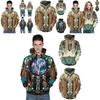 Indian Chief Native Tribal Totem Pullover Hoodie Jacket For Men And Women Warm And Soft