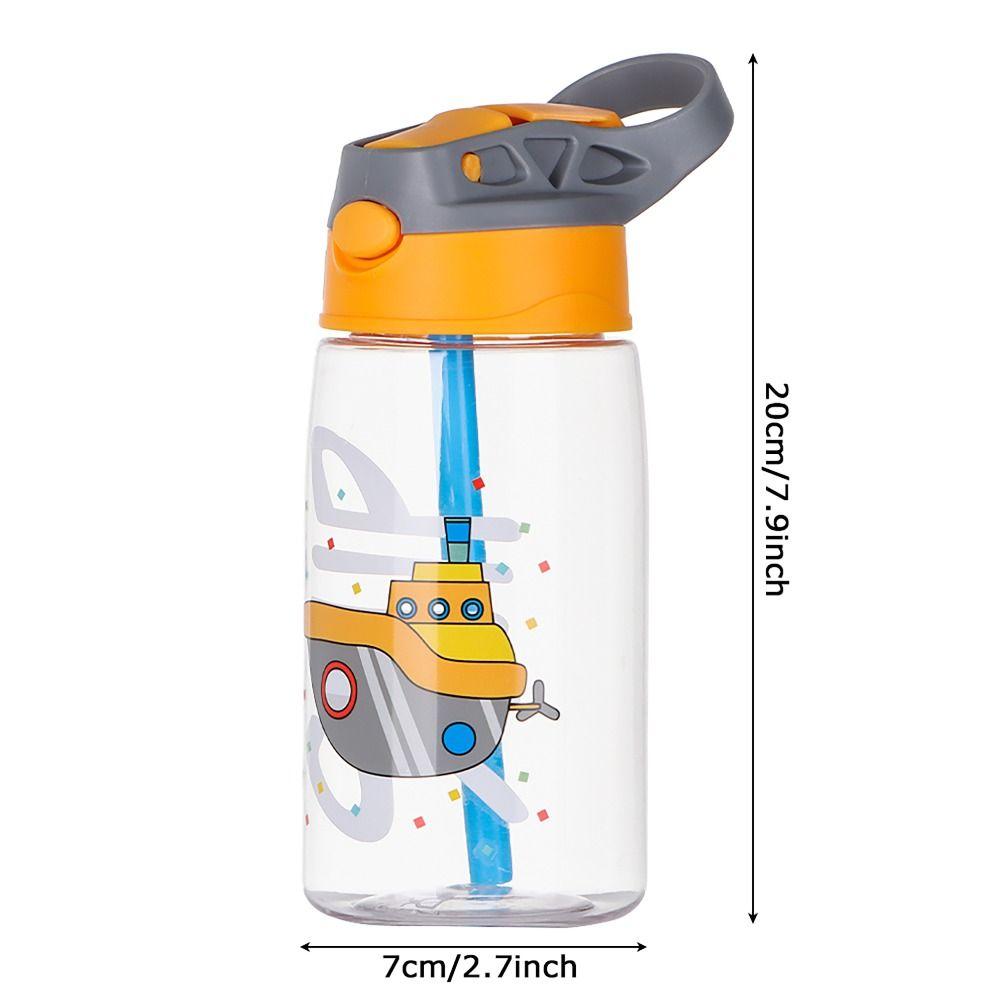 with Flip Straw Water Sippy Cups Leakproof Drinking Cup Sports Bottles  for Student Outdoor Sports