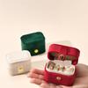 Mini Jewelry Storage Organizer Box Ring Earring Storage Box Portable Travel Handheld Small Jewelry Box Case