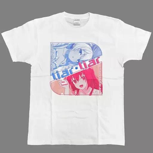 AbemaTV Liar Liar Shirayuki Sarasa T T-Shirt Relax White 2023 New M