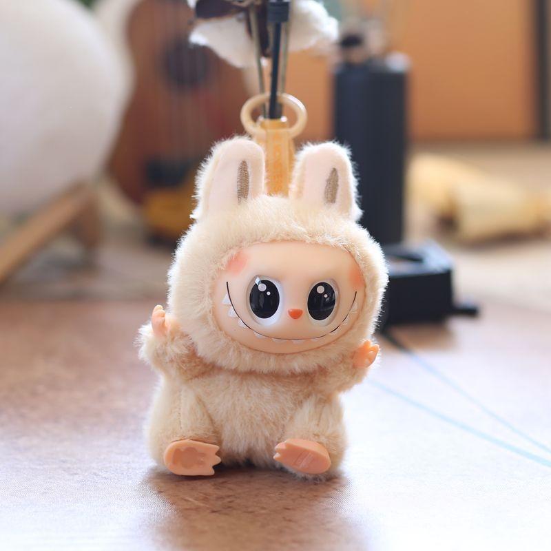 Plush Keychain Super Soft Pp Cotton With Rotating Head For Kids Gift