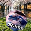 Custom Name Personalized Detective Conan Print Umbrella, Auto Open Close, 8‑Rib Sturdy Frame, Commute Camping Hiking Use, Birthday Gift
