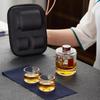 Meisni Portable Glass Kung Fu Tea Set