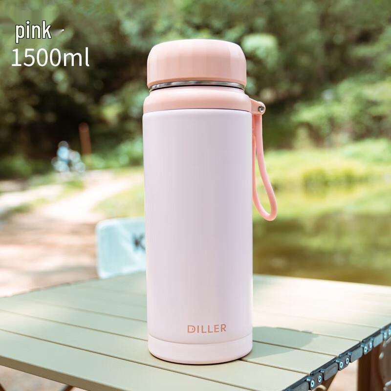 Dilebell Large Capacity Stainless Steel Travel Thermos